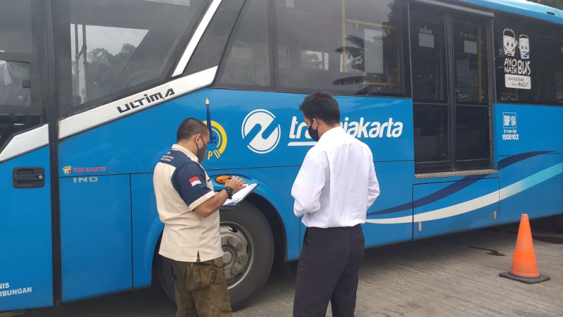 Uji Kompetensi Pengemudi Bus PPD